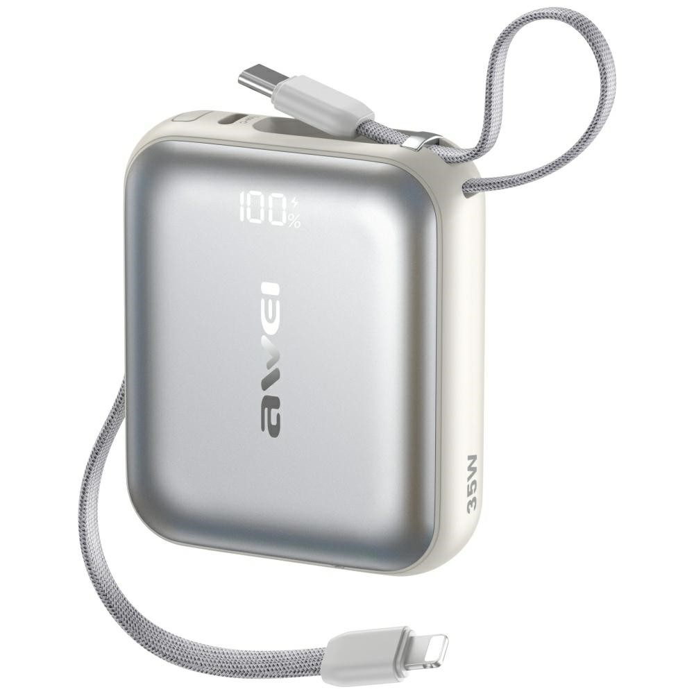 AWEI Powerbank AS-181 35W 10000mAh cable