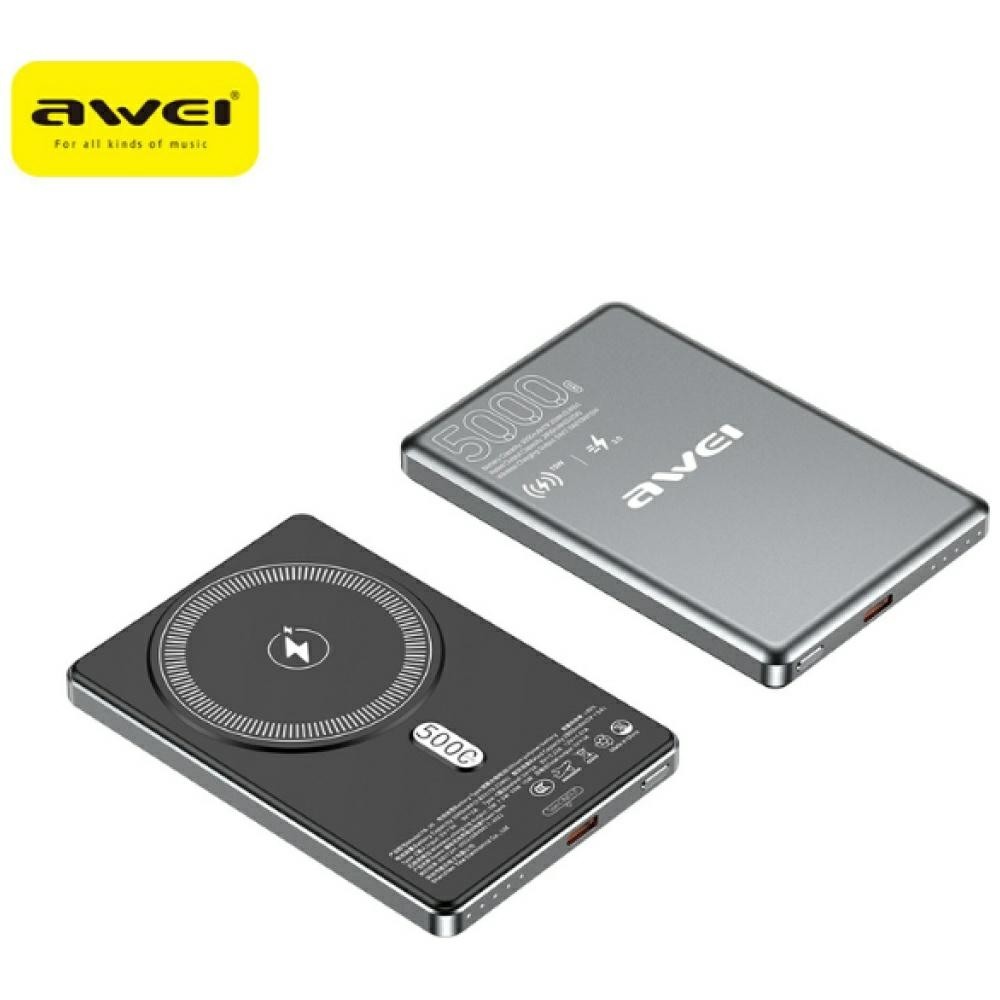 AWEI Powerbank PA-30 MagSafe 5000mAh induction