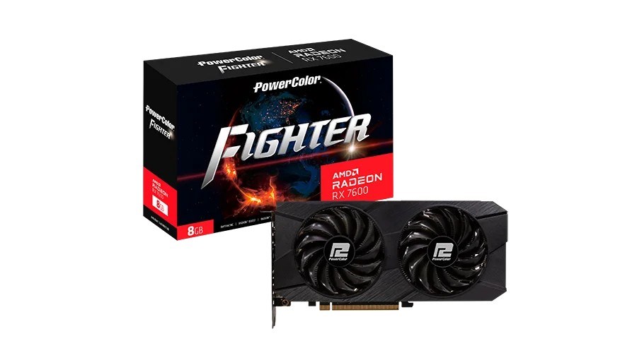 PowerColor Fighter RX7600 8G-F graphics card