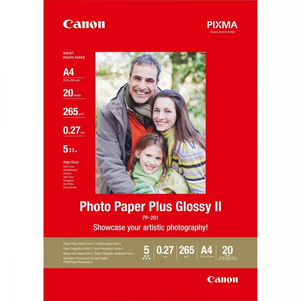 Canon PP-201 fotopaper A4 20pcs fotopaperplus