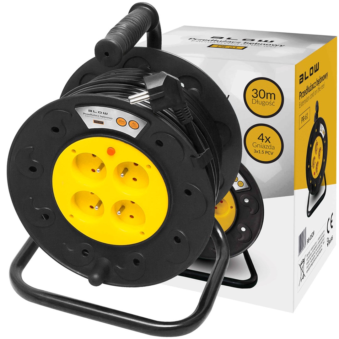 BLOW PR-61 extension cord 4-sockets with