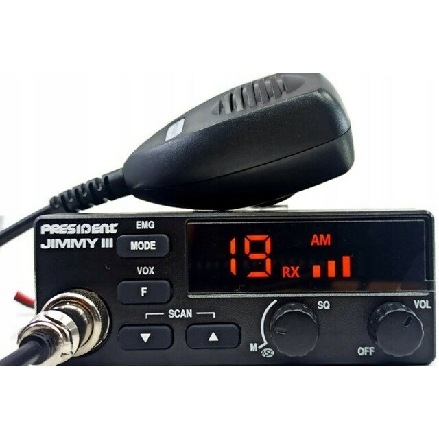 PRESIDENT Jimmy III AM/FM CB radio