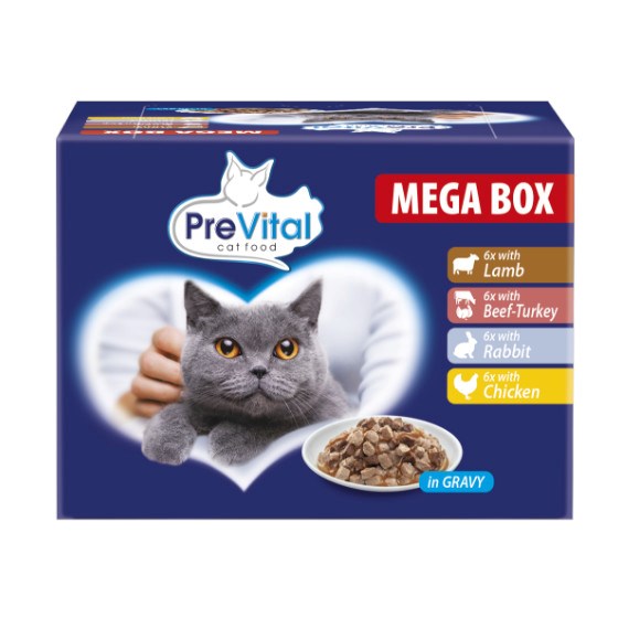 PREVITAL  Cat Food Megabox with Lamb