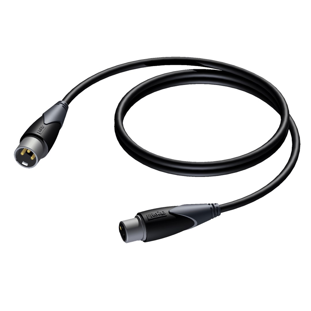 PROCAB  CABLE XLR MALE-XLR FEMALE 10