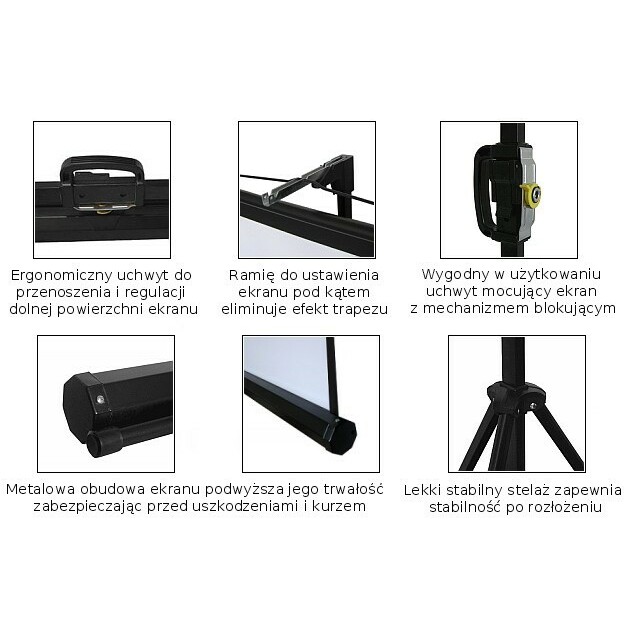 Maclean  Projector screen 72cale 4:3 MC-536