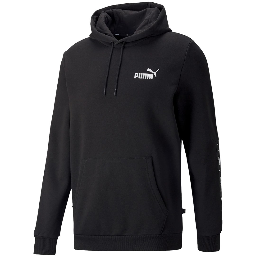PUMA  ESS+ Tape Hoodie FL black