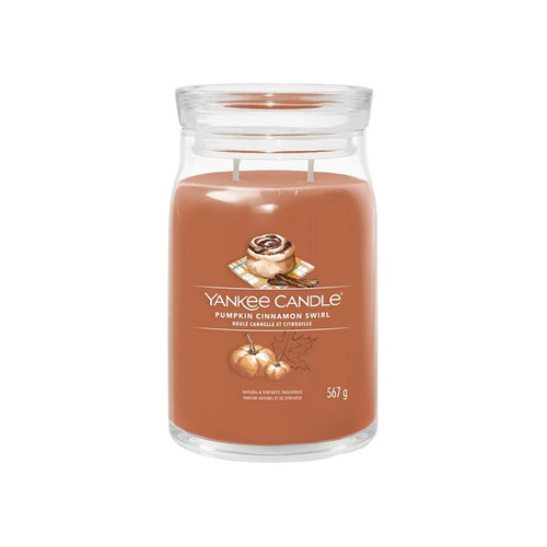 Yankee Candle Pumpkin Cinnamon Swirl Candle