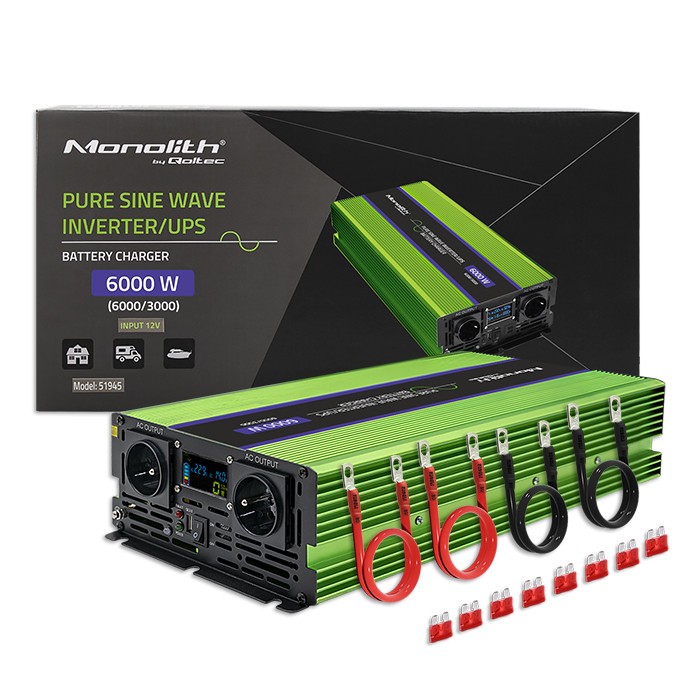 Qoltec  Pure Sine Wave Inverter Monolith