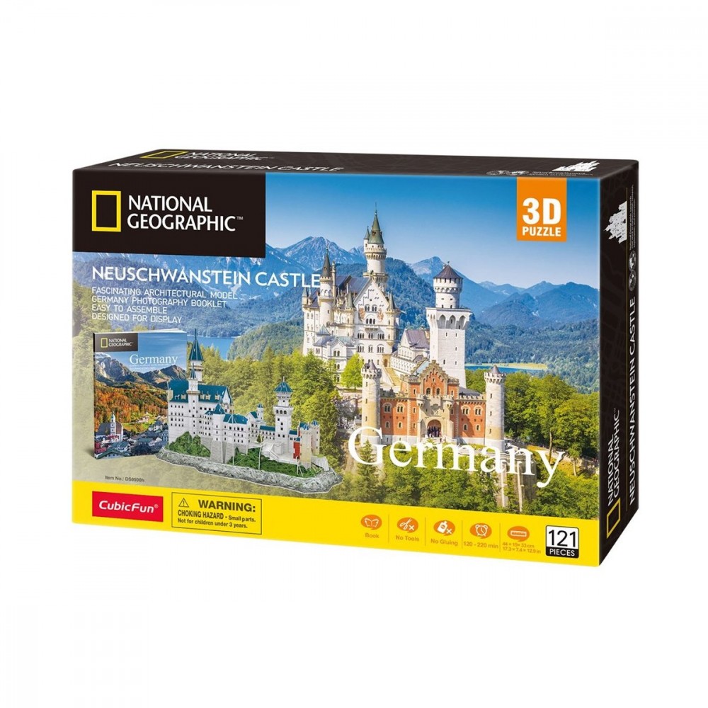 Cubic Fun Puzzle 3D Neuschwanstein Castle