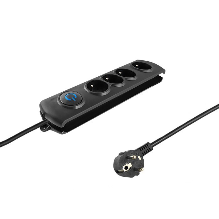 Qoltec  Surge protector | 4 sockets