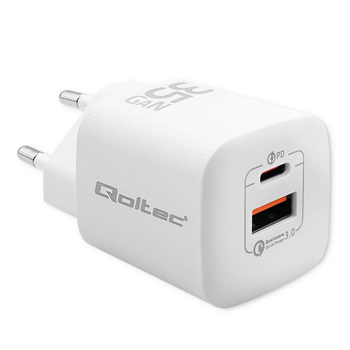 Qoltec GaN ULTRA 35W charger 5V