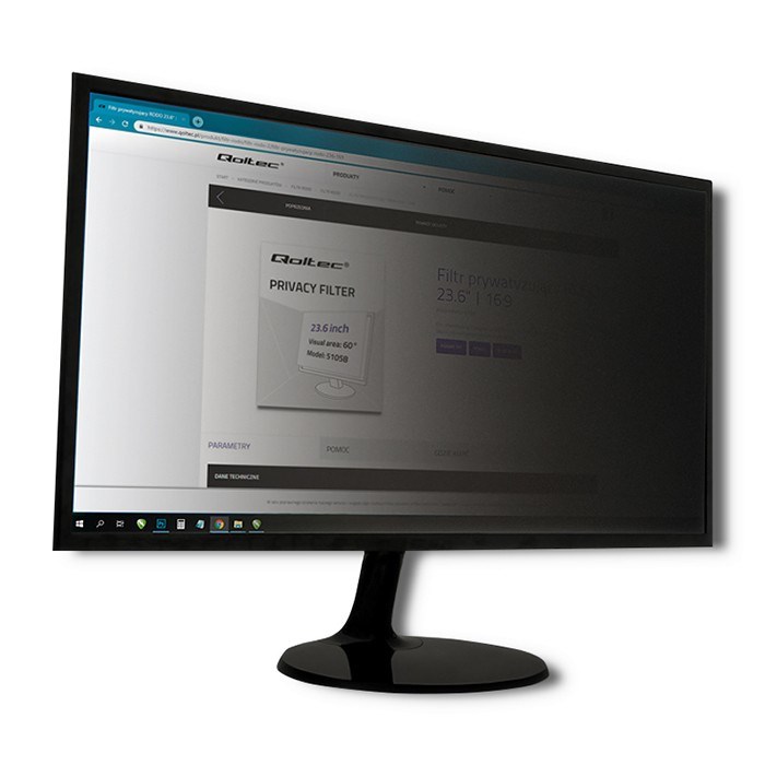 Qoltec  51056 Privacy filter GDPR 22&quot