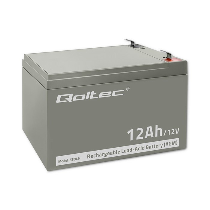 Qoltec  AGM battery 12V 12Ah |
