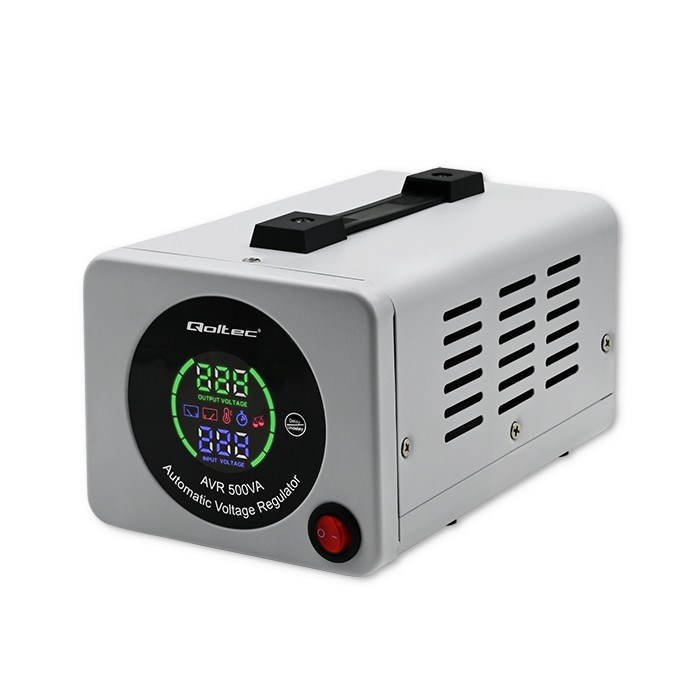 Qoltec  Automatic Voltage Stabilizer AVR 500VA