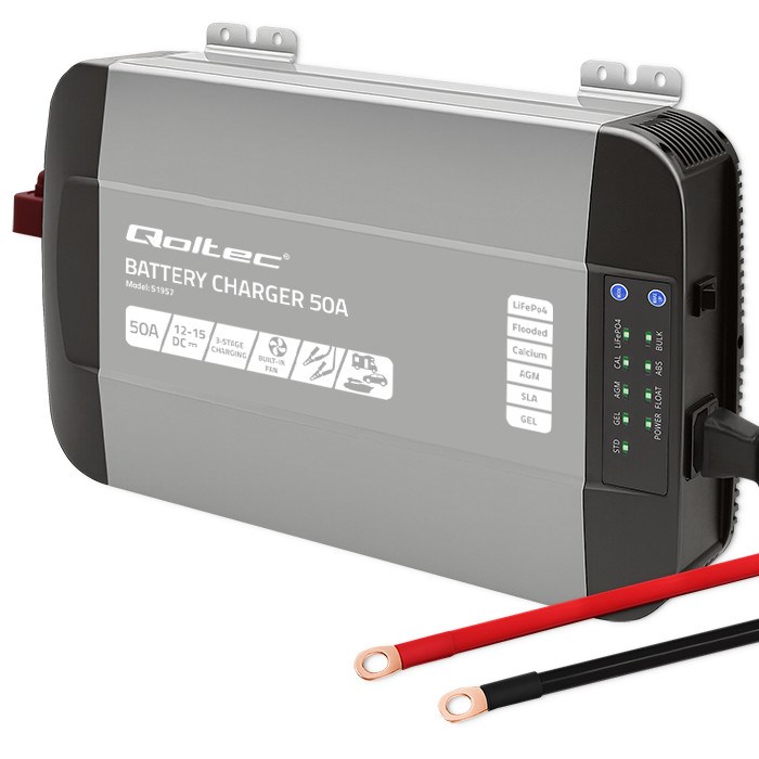 Qoltec Intelligent Professional Monolith Battery Charger