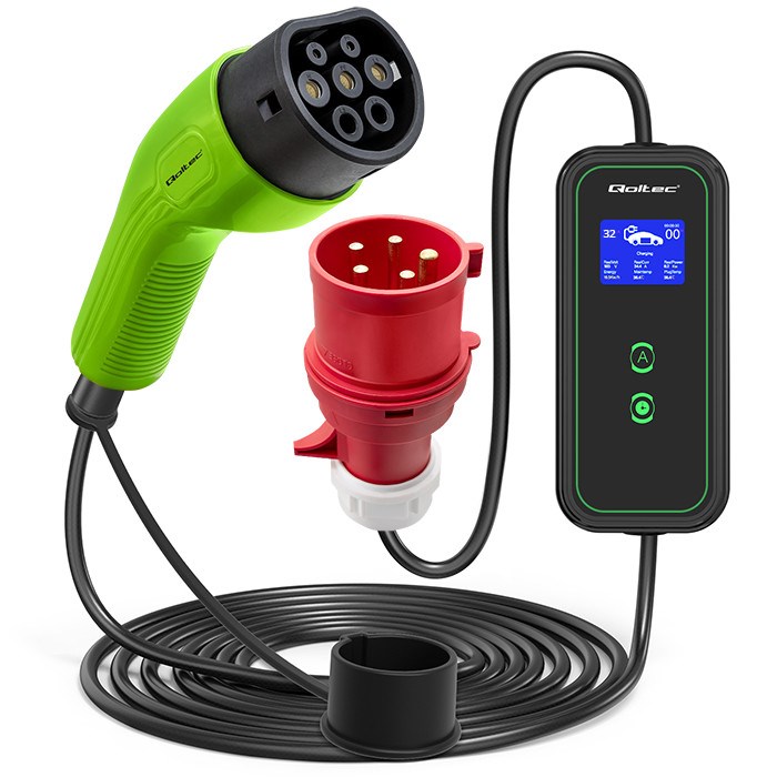 Qoltec Mobile EV Charger 2-in-1 Type2