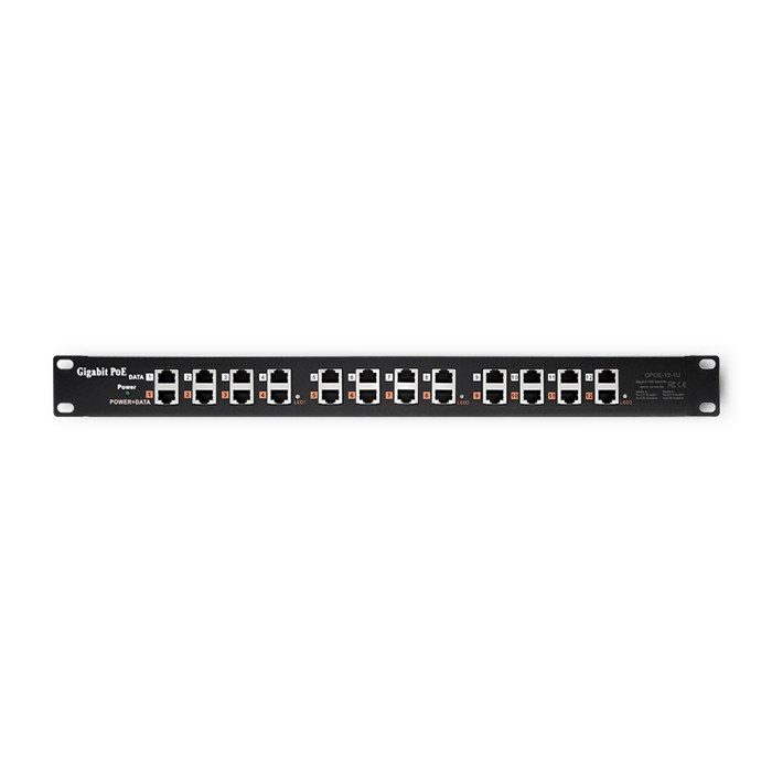 Qoltec Patch panel RACK | 12