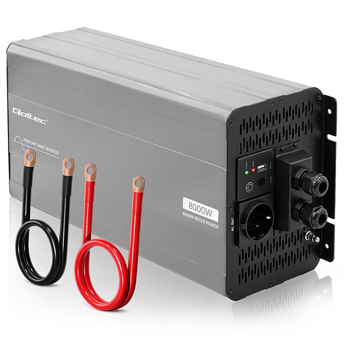Qoltec Przetwornica napięcia Pure Sine Wave