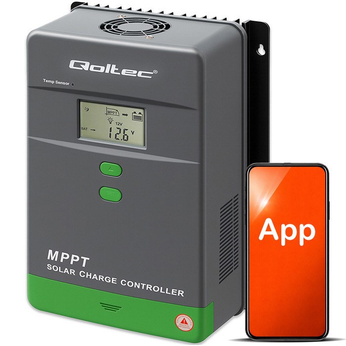 Qoltec Solarny regulator ładowania MPPT z