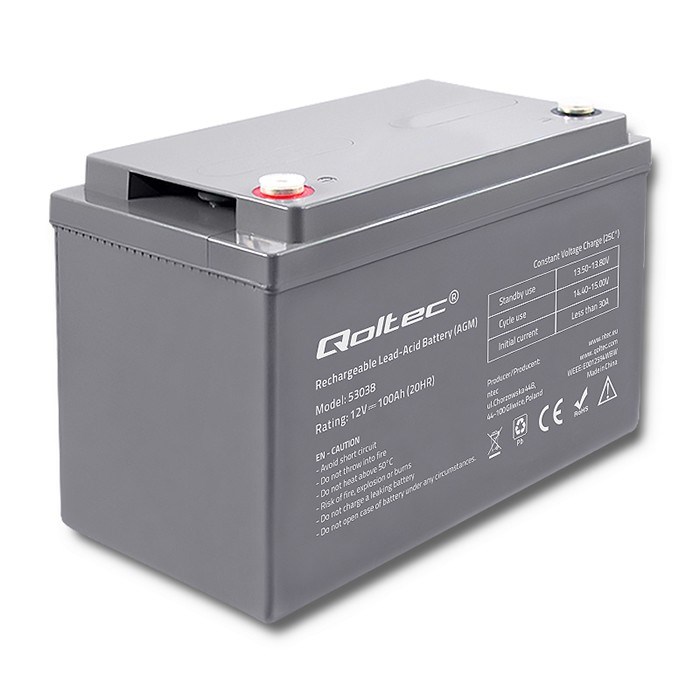 Qoltec  - UPS-batteri - Blysyre -