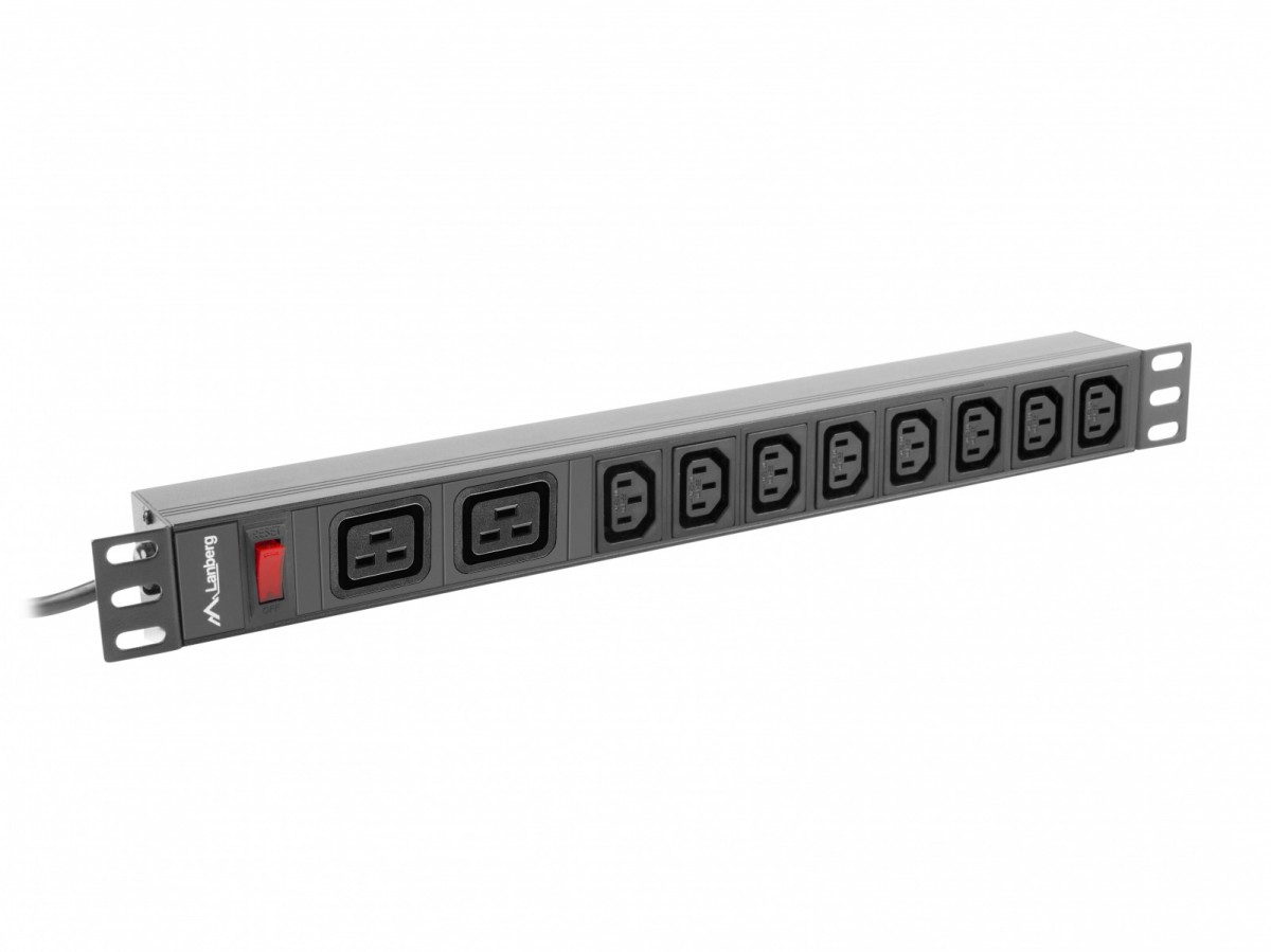 LANBERG  Rack PDU 1U PDU-02I1908I-0200-C20-BK 16A