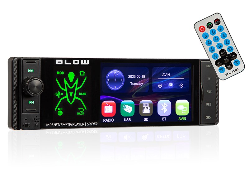 BLOW Radio SPIDER 4" RDS RGB