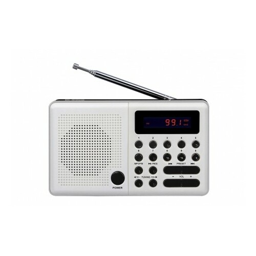 Eltra Radio Pliszka USB, FM white