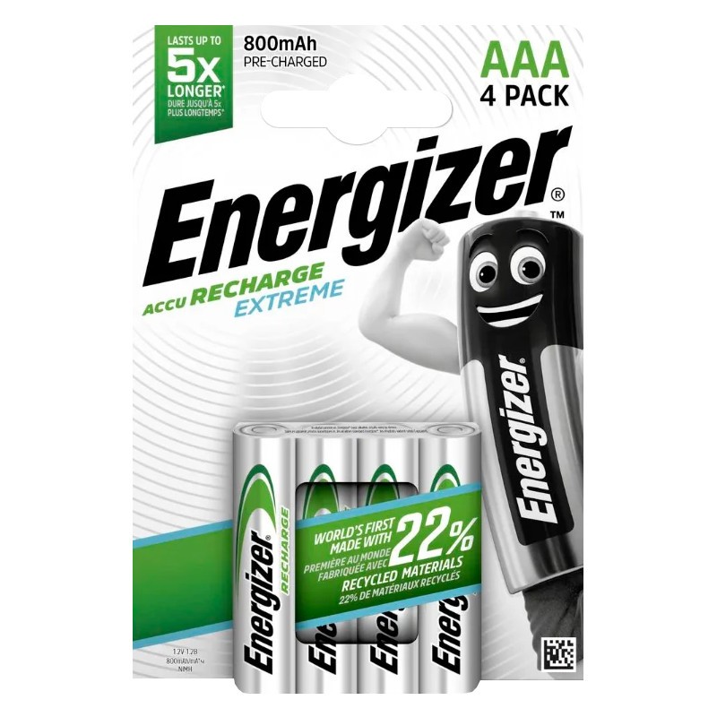 ENERGIZER  Recharge battery AAA L92 800