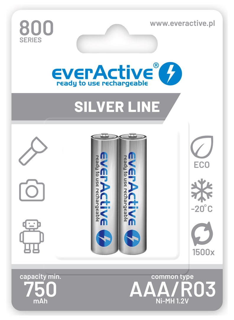 EverActive BATTERIES R03/AAA 800 mAH BLISTER