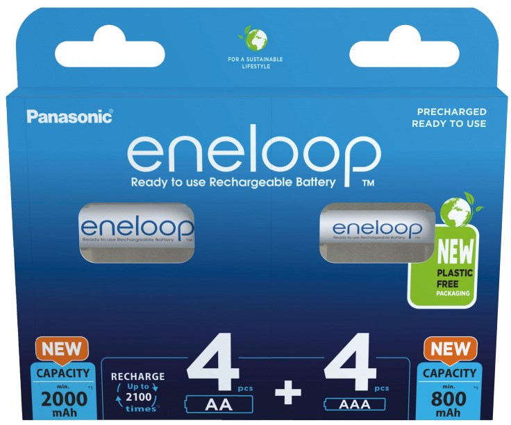 Panasonic Rechargeable batteries ENELOOP 4x AA