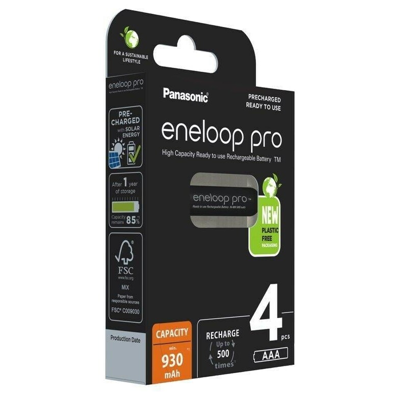 Panasonic Rechargeable batteries  ENELOOP PRO AAA