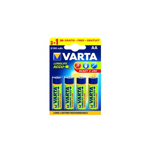 Varta Rechargeable R6 2100mAh 4pcs ready