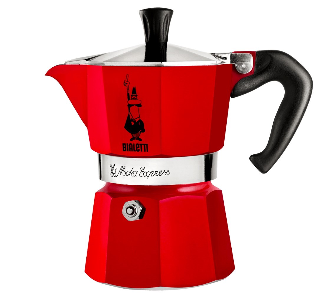 BIALETTI Red  Moka Espress Coffee Maker