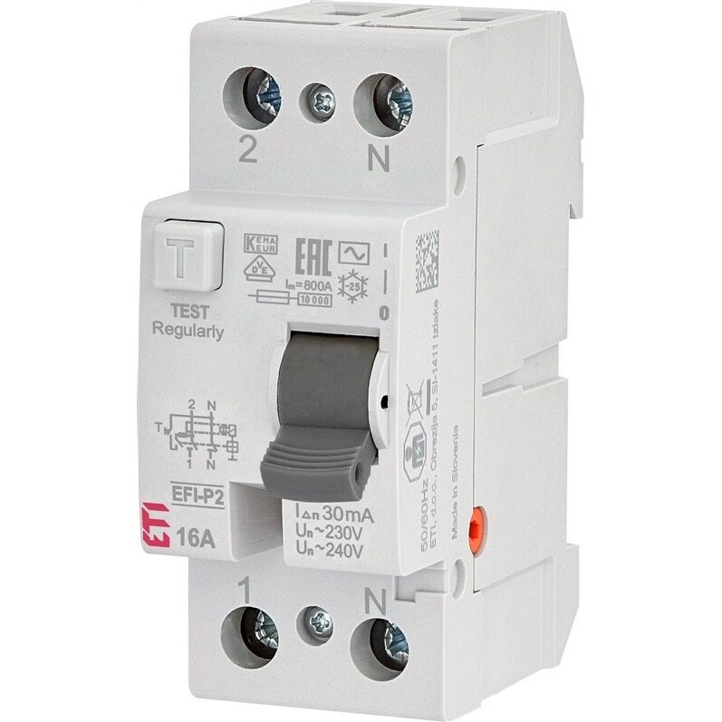 ETI RELAY CURR LEAK 2P 16
