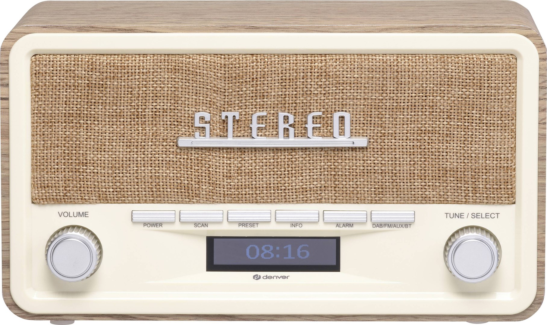 Denver Retro radio  DAB-18 ligh wood