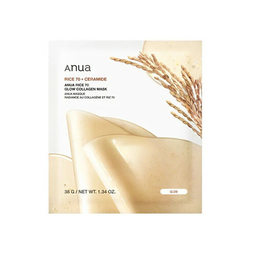 Anua Rice 70 Glow Collagen Mask