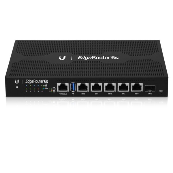 UBIQUITI Router 5x1GbE 1xSFP PoE ER-6P