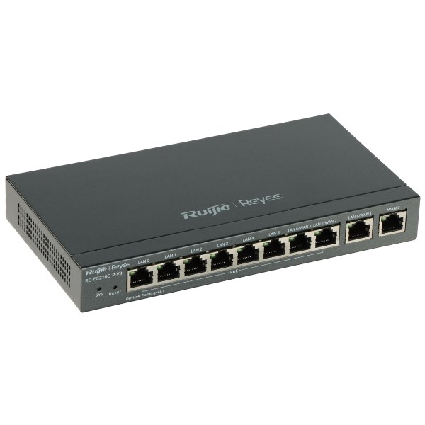 Ruijie Router RG-EG210G-P-V3 8 PoE Reyee