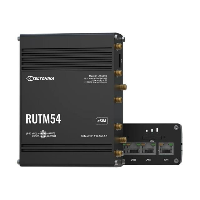 Teltonika Router  RUTM54 DUAL SIM &