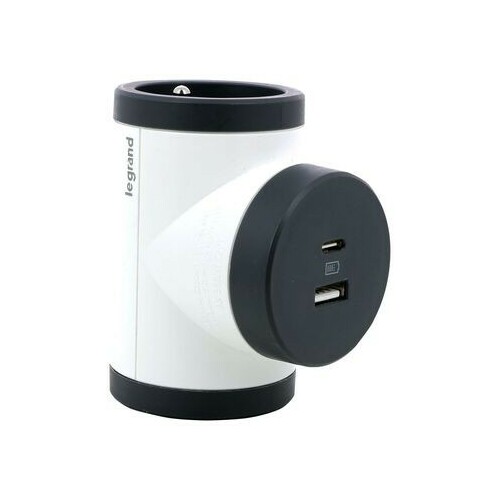 Legrand  Rozg obrot 2xP+Z +USB AC-B/C