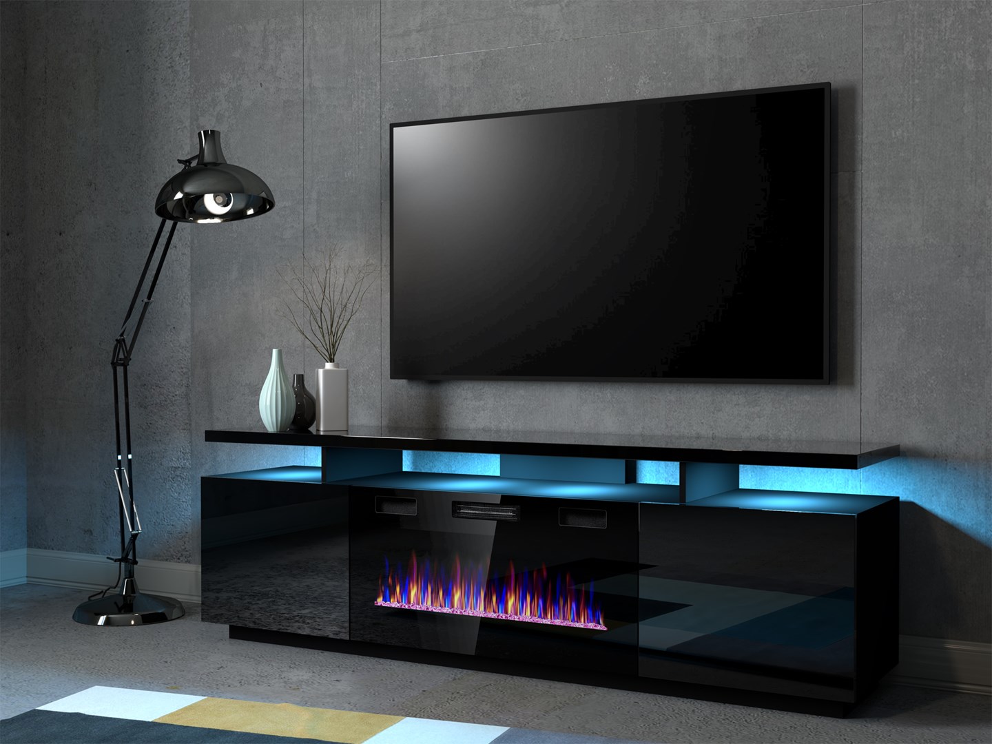 Cama MEBLE RTV EVA cabinet with