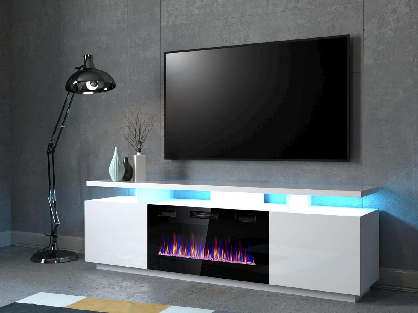 Cama MEBLE RTV EVA cabinet with