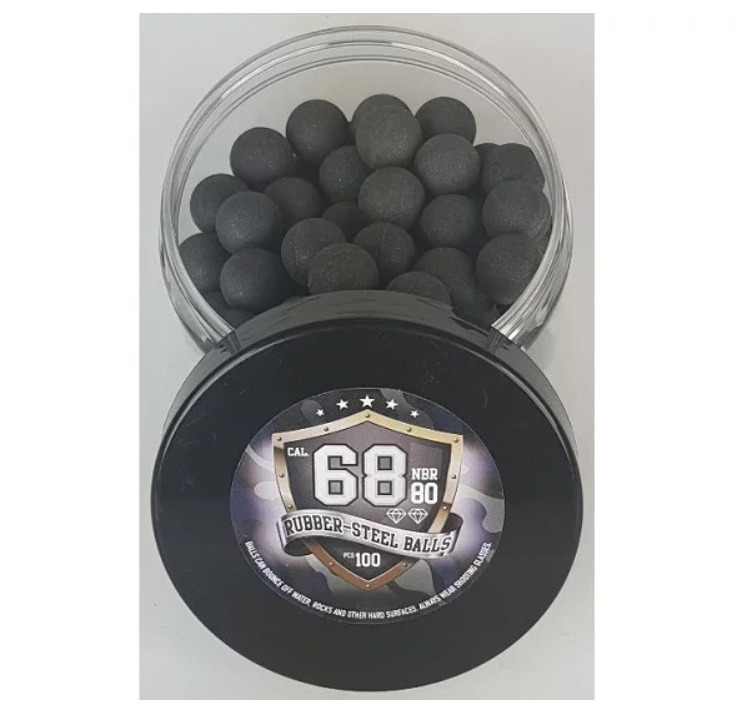 GUARD Rubber-to-metal balls Power cal. 68-100