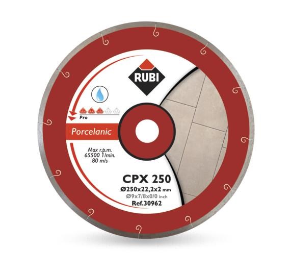 RUBI  CPX DIAMOND BLADE 250 x