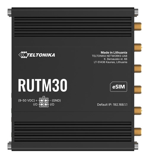 Teltonika RUTM30 WiFi/5G LTE router, dual