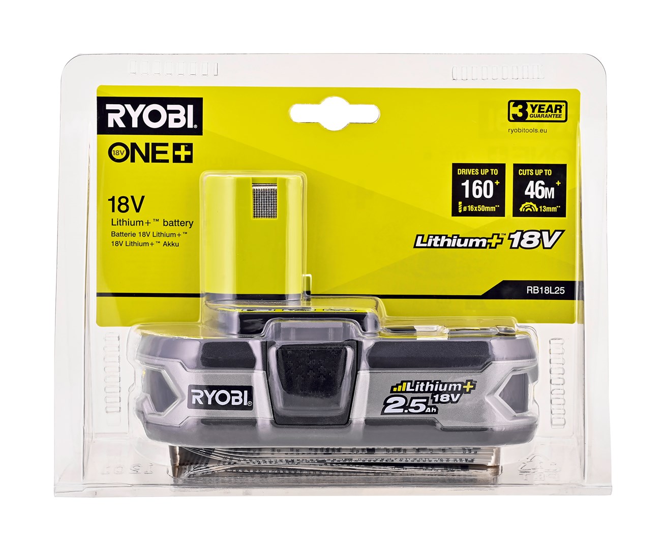 RYOBI RB18L25 Battery 18 V 2