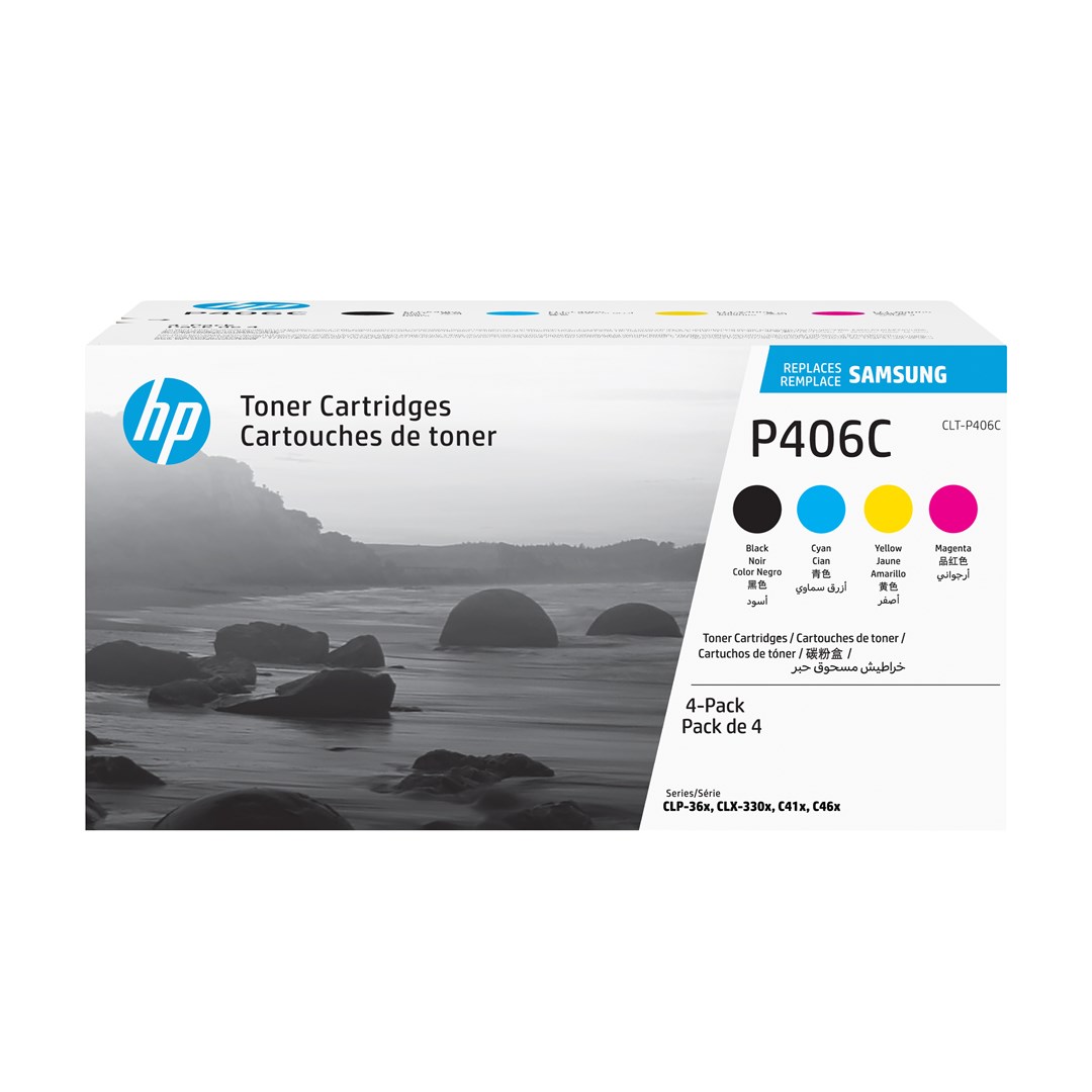 Hewlett-Packard Samsung CLT-P406C 4-pack Cyan/Magenta/Yellow/Black Original