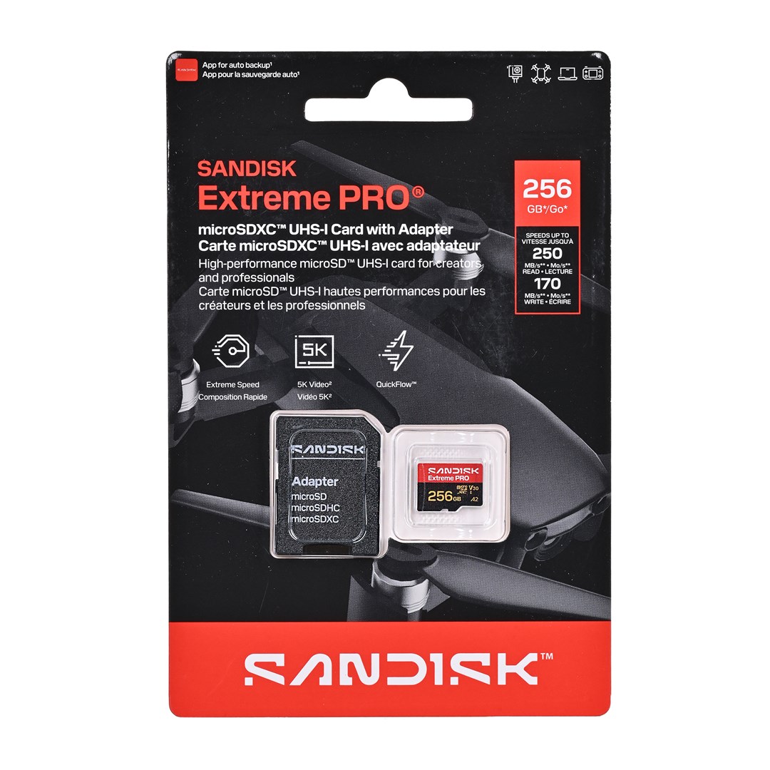 SANDISK  Extreme PRO microSD UHS-I 256