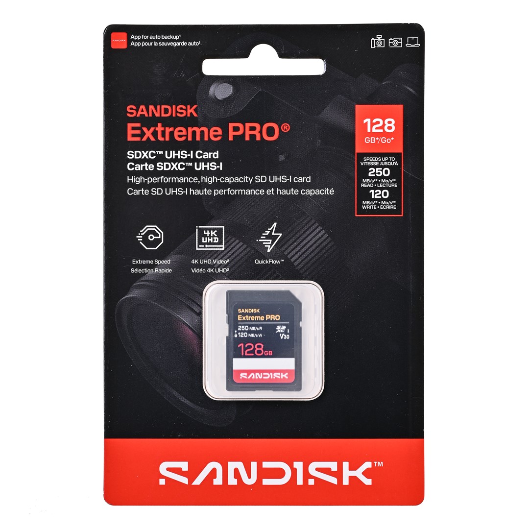 SANDISK  Extreme PRO SD UHS-I 128