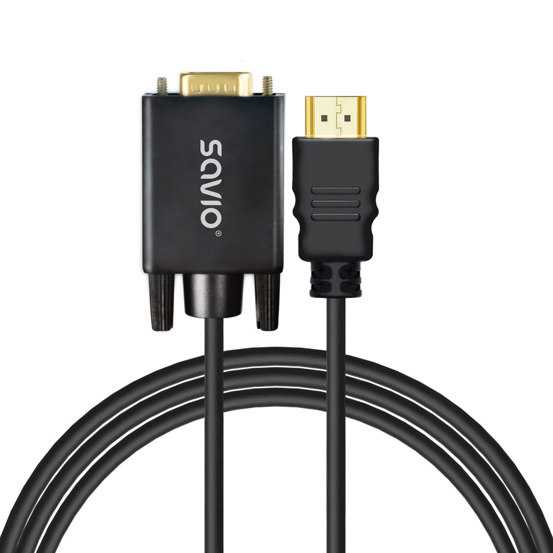 SAVIO Adapter HDMI CL-197 HDMI(M)-VGA(M) 1